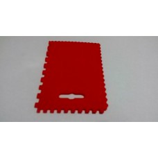 LLANA PLASTICA DENTADA CHICA 