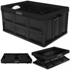 CAJON PLEGABLE MULTIUSO 60 LTS  B/NEGRO  PVC