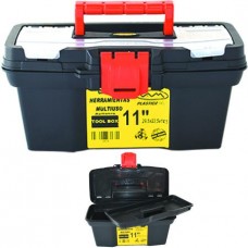 CAJA DE HERRAMIENTAS C/ORGANIZADOR  PVC  11"