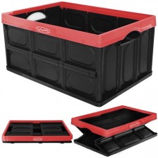 CAJON PLEGABLE MULTIUSO 60 LTS  B/ROJO  PVC