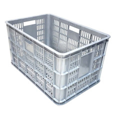 CANASTO PLASTICO NEGRO 57 X 38 X 30 PVC