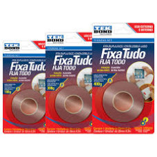 CINTA DOBLE FAZ ACRILICA ROJA 25MM X 2 MTS TEKBOND