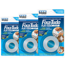 CINTA DOBLE FAZ ESPUMADA CELESTE 19MM X 1.5M TEK BOND	