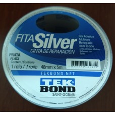CINTA SILVER AZUL 48 MM X 5 MTS. TEK-BOND
