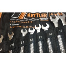 LLAVES COMBINADAS POR 8 PIEZAS KETTLER EVOL1910
