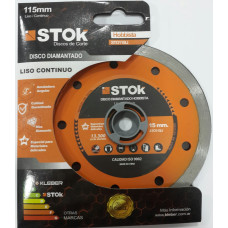 DISCO DIAMANTADO LISO 115 MM STOK
