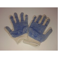 GUANTES MOTEADOS BLANCOS POR UNIDAD