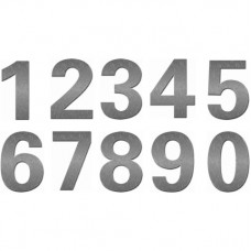Numeros Acero Inoxidable Grandes