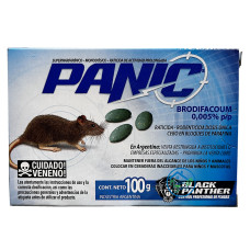 RATICIDA PANIC BLOQUE POR 100 GRS.