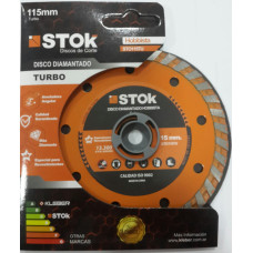 DISCO DIAMANTADO TURBO 115 MM STOK