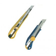 CUTTER PLASTICO HOJA 18MM TRABA A RUEDA C118