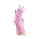 GUANTES DE NITRILO ROSA POR CAJA TALLE M GUANTES DE NITRILO ROSA POR CAJA TALLE M