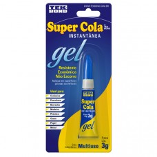 ADHESIVO INSTANTANEO SUPER COLA EN GEL 3 GRS. TEK-BOND