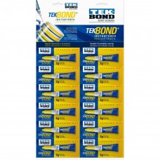 ADHESIVO INSTANTANEO SUPER COLA EN BLISTER X 12 UN. 2GRS TEKBOND ADHESIVO INSTANTANEO SUPER COLA EN BLISTER X 12 UN. 2GRS TEKBOND