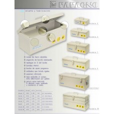 CAJA DE HERRAMIENTA METALICA C/BANDEJA MODELO 09  PAPAGNO