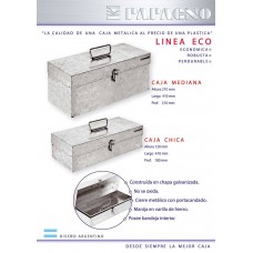 CAJA DE HERRAMIENTA METALICA LINEA ECO CHICA  PAPAGNO