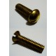 TORNILLOS DE BRONCE  REDONDA Y FREZADA 1/8X11/2