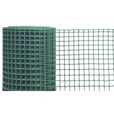 ROLLO DE MALLA VERDE 10 MM X 10 MM (CUADRICULA)  X 1,20 MT ANCHO  X 25 MTS 